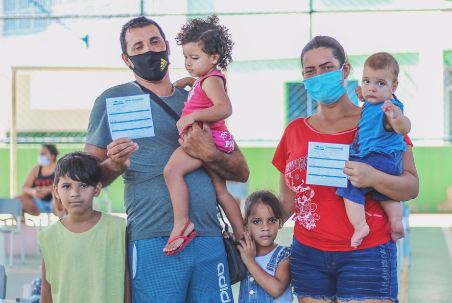 Vacinação extramuros contra a Covid-19 fez parada no bairro Marajoara
