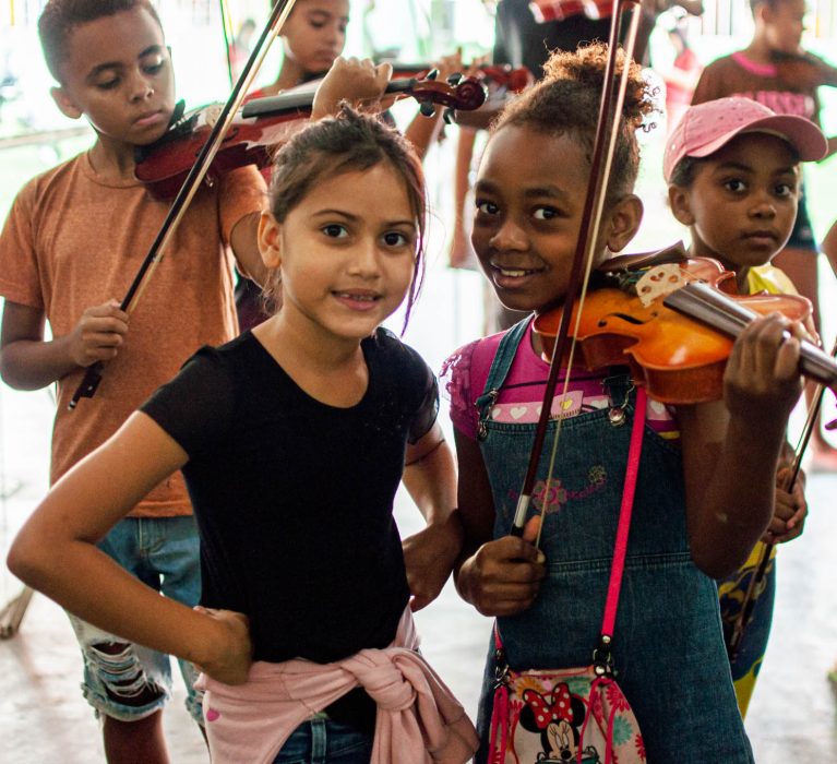 Alunos do Projeto “Orquestra Jovem” se preparam para a primeira audição
