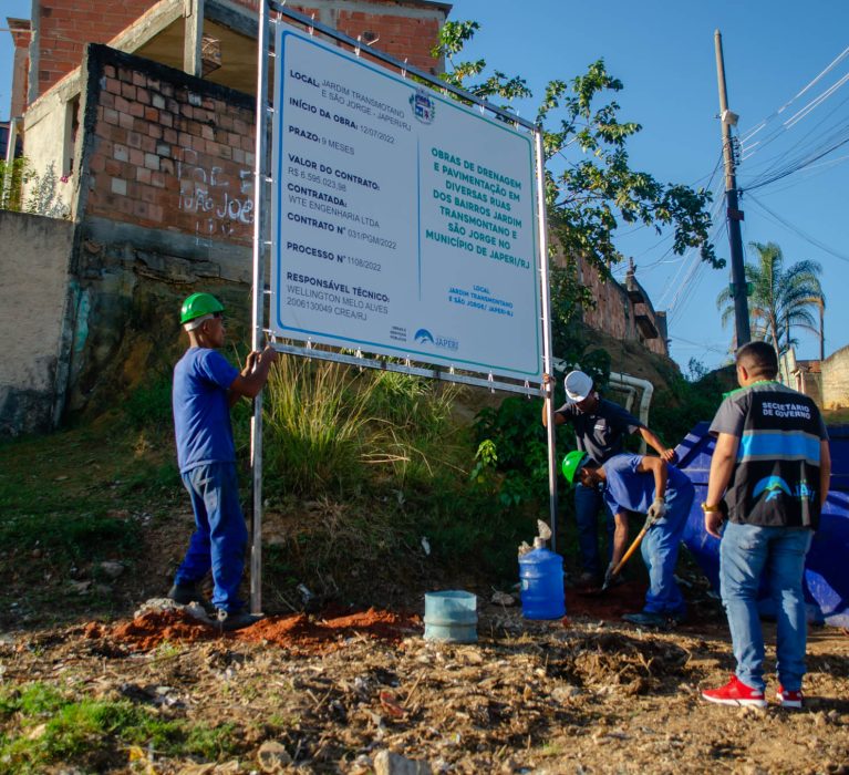 Bairros São Jorge e Jardim Transmontano recebem  ordem de início para obras de drenagem e pavimentação