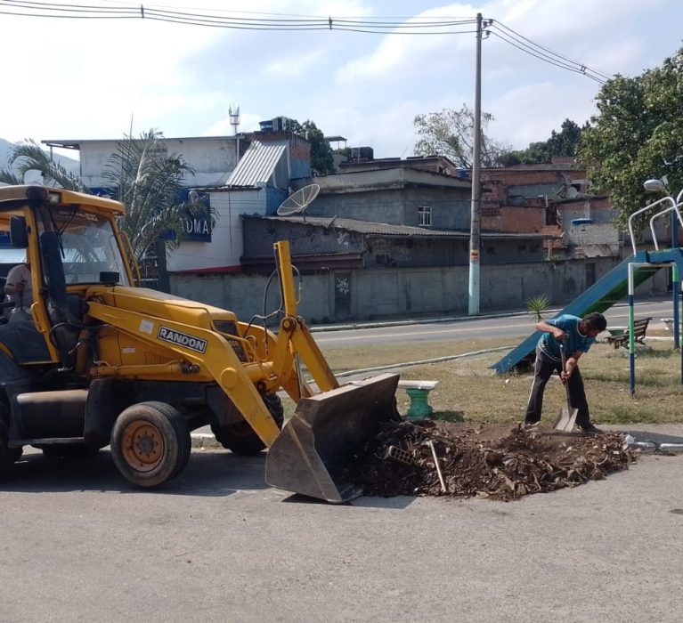 Japeri mais limpa: Prefeitura realiza mutirão de serviços públicos nos bairros da cidade