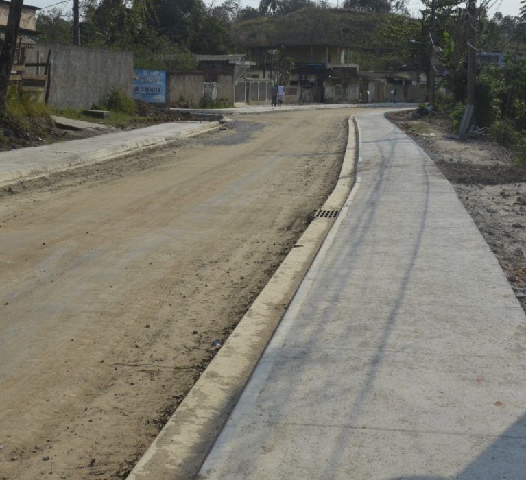 Obras no bairro Santa Terezinha avançam para uma nova etapa