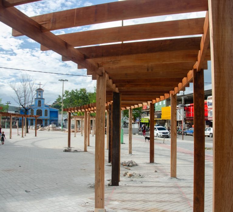 Revitalização da Praça raça Vereador Wendel  Coelho, em Engenheiro Pedreira,  entra na fase final