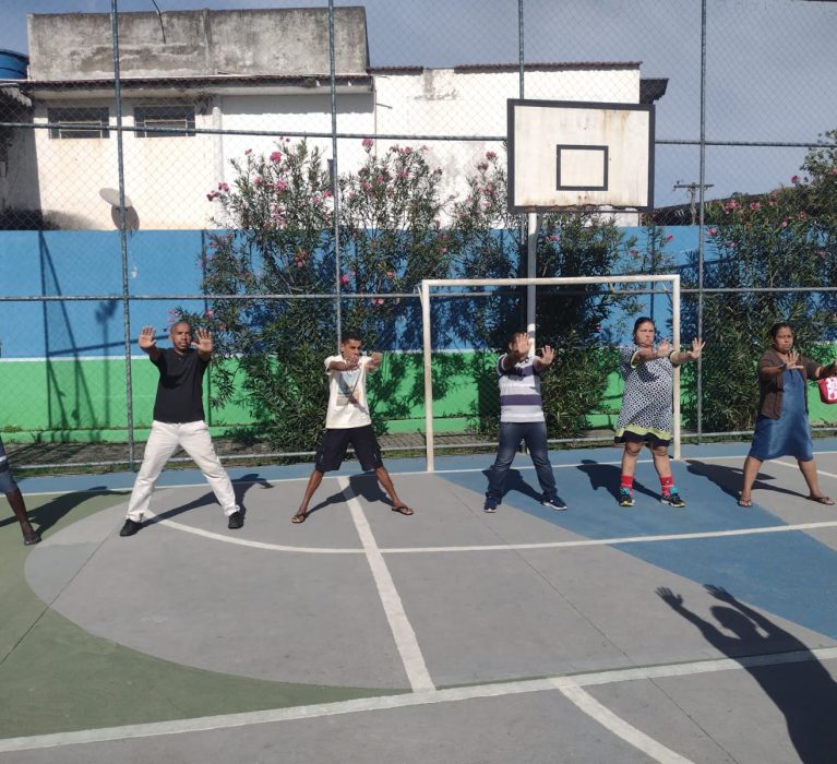 Começando bem o dia! Atividades físicas trazem saúde e bem-estar para os usuários do CapsII Dr Jorge Tannus Rejame