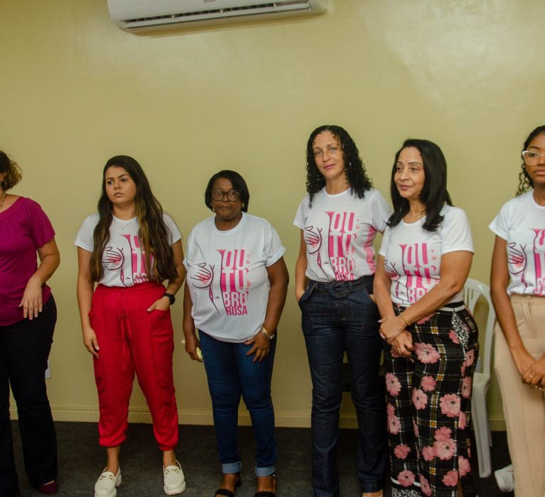 Abertura do Outubro Rosa, em Japeri, fez a Prefeitura mudar de cor