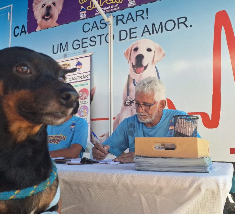 Castramóvel  da Prefeitura passa de mil castrações e chega a Praça Leni Ferreira 