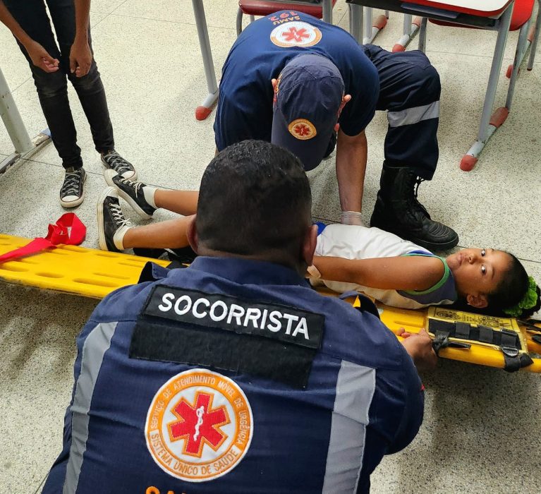 Prefeitura realiza simulado de emergência na E.M Celita Rodrigues de Andrade