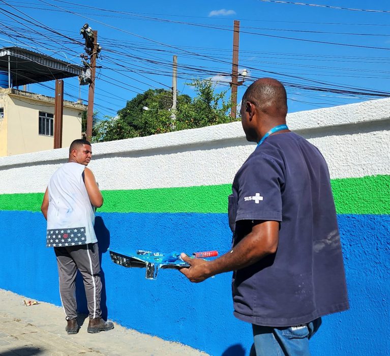 Cemes de Japeri recebe obras de manutenção e recuperação da fachada