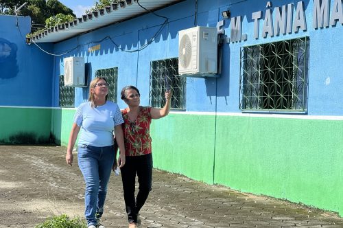 Climatização marca volta às aulas em unidade escolar da Rede Municipal