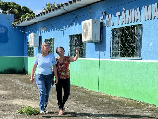 Climatização marca volta às aulas em unidade escolar da Rede Municipal