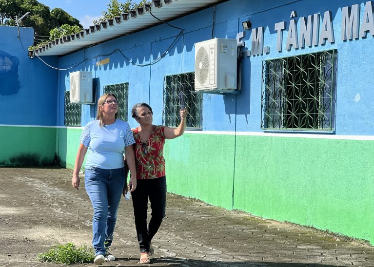 Climatização marca volta às aulas em unidade escolar da Rede Municipal
