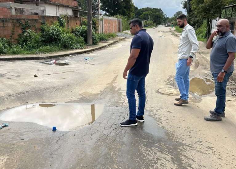 Prefeitura de Japeri cobra correções imediatas em obra do Estado no Delamare
