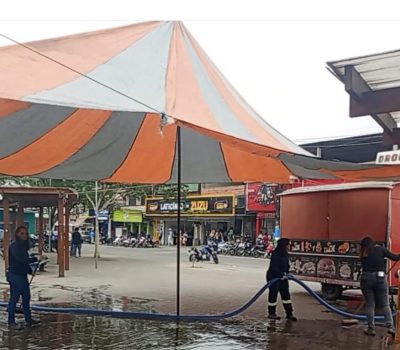 Praça Wendel Coelho recebe serviços contínuos de limpeza e conservação